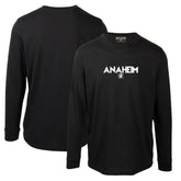 NHL Anaheim Ducks Levelwear Oscar City Capsule Long Sleeve T-Shirt - Black