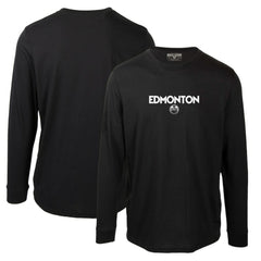 NHL Edmonton Oilers Levelwear Oscar City Capsule Long Sleeve T-Shirt - Black