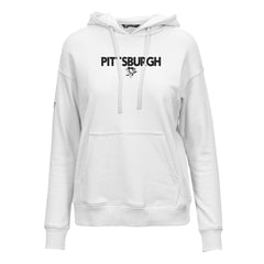 NHL Pittsburgh Penguins Levelwear Women's Adorn City Capsule Pullover Hoodie - White
