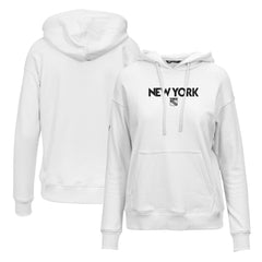 NHL New York Rangers Levelwear Women's Adorn City Capsule Pullover Hoodie - White