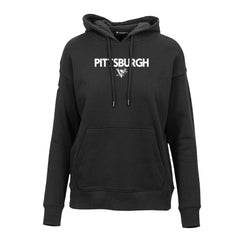 NHL Pittsburgh Penguins Levelwear Women's Adorn City Capsule Pullover Hoodie - Black