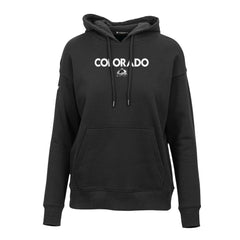 NHL Colorado Avalanche Levelwear Women's Adorn City Capsule Pullover Hoodie - Black