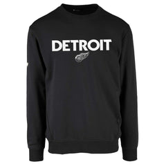 NHL Detroit Red Wings Levelwear Zane City Capsule Pullover Sweatshirt - Black