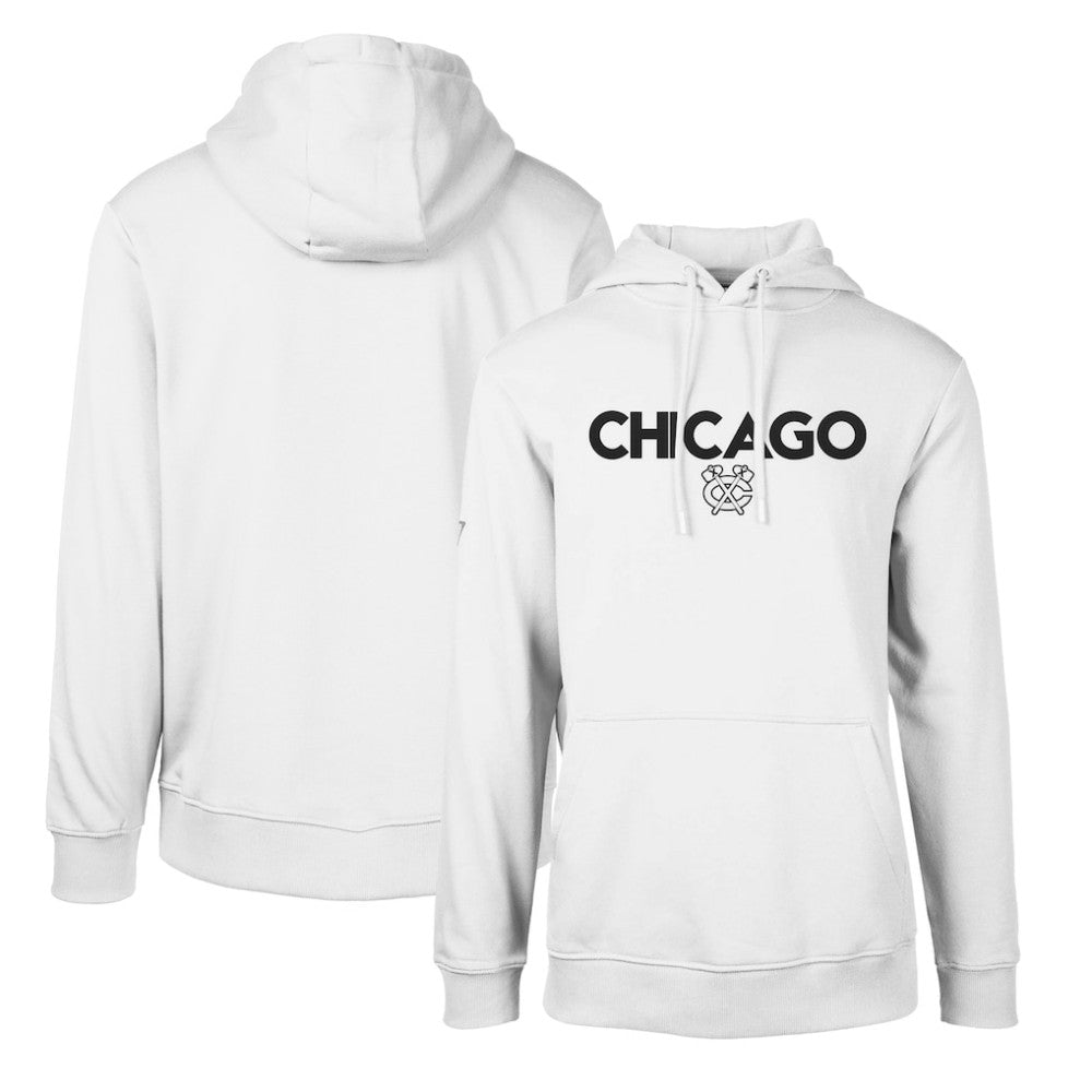 NHL Chicago Blackhawks Levelwear Podium City Capsule Pullover Hoodie - White