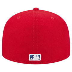 Washington Nationals New Era Checkered Undervisor 59FIFTY Fitted Hat - Red Hats
