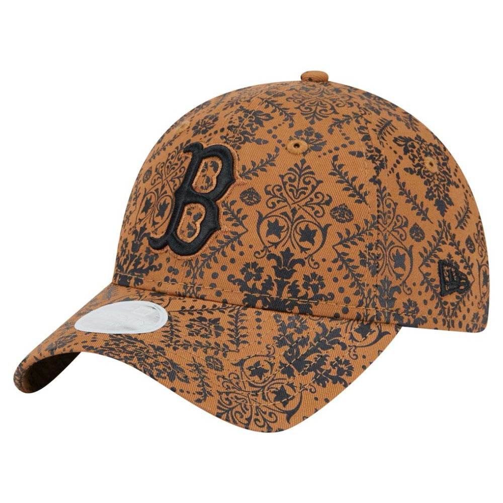 Boston Red Sox New Era Women's Vintage Deco 9TWENTY Adjustable Hat - Brown Hats