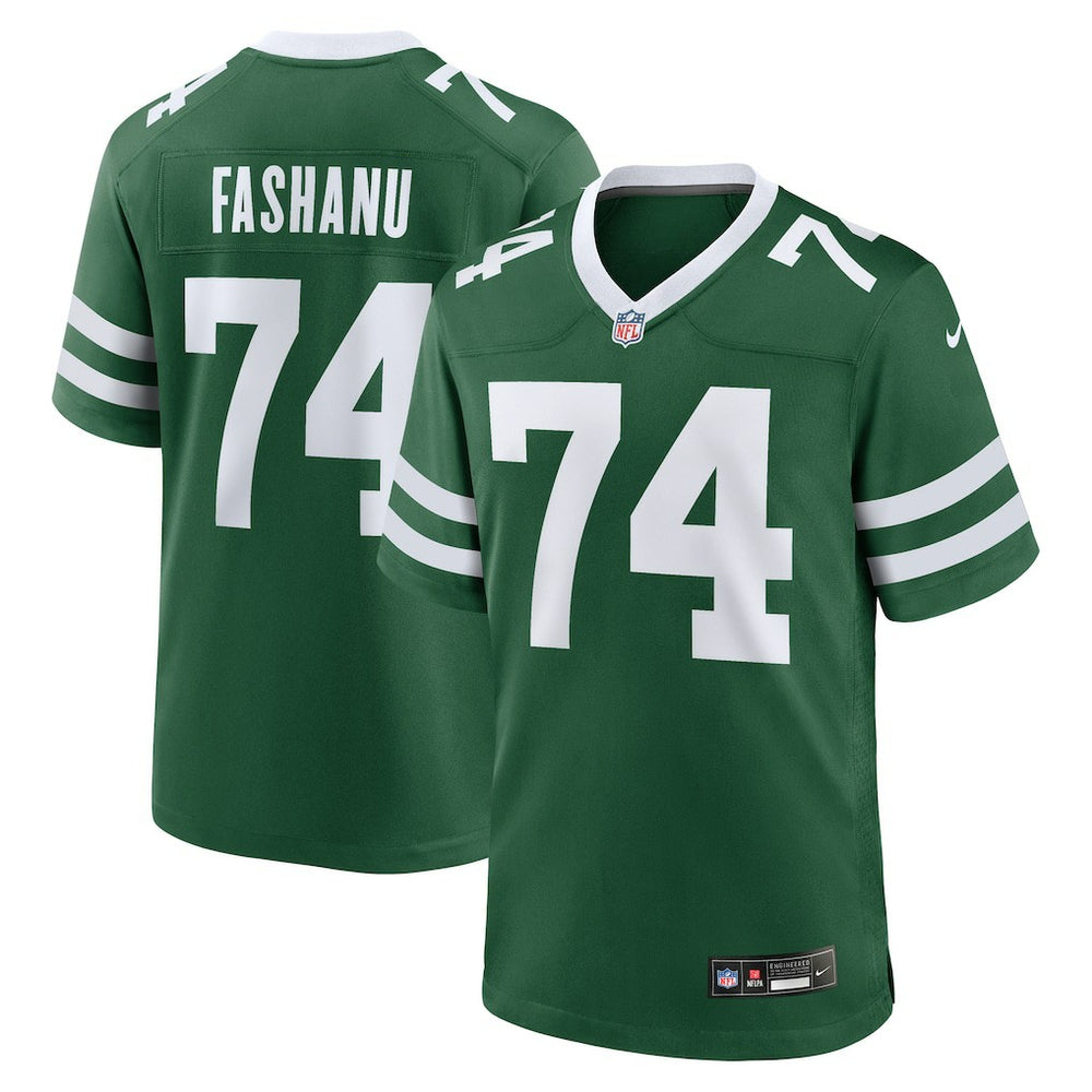 NFL Olu Fashanu New York Jets Player Game Jersey - Gotham Green