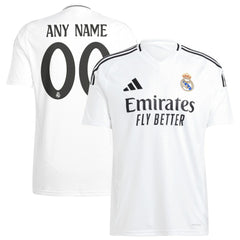 Real Madrid 2024/25 Home Replica Custom Jersey White shop
