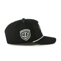NHL Boston Bruins '47 Old Time Hockey Rafter Sure Shot Hitch Adjustable Hat - Black