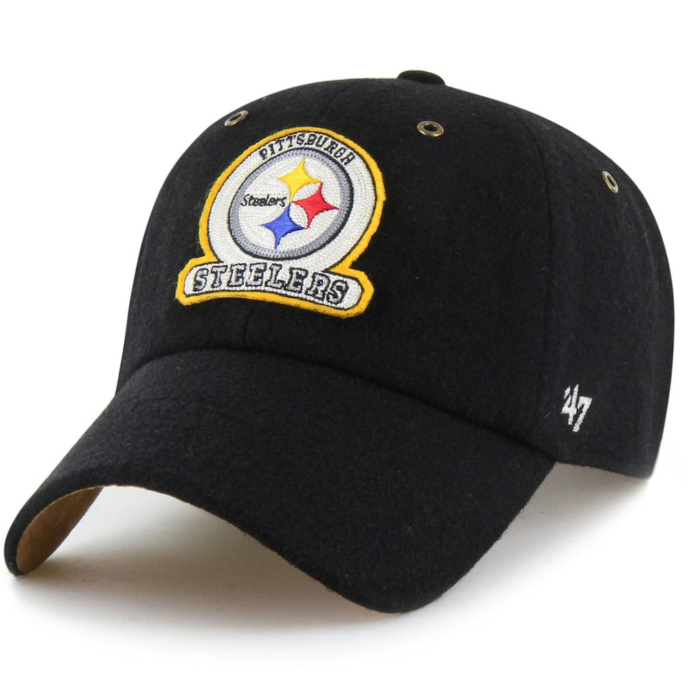 Pittsburgh Steelers Stoney Clover Lane x '47 Unisex Field Goal Clean Up Adjustable Hat Black