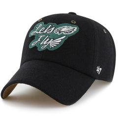 Philadelphia Eagles Stoney Clover Lane x '47 Unisex Field Goal Clean Up Adjustable Hat Black