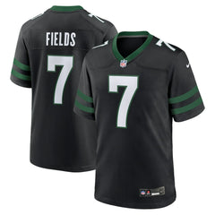 NFL Justin Fields New York Jets Game Jersey - Stealth Black