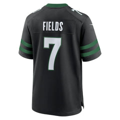 NFL Justin Fields New York Jets Game Jersey - Stealth Black