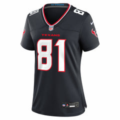 NFL Jayden Higgins Houston Texans Women's Game Jersey - Navy