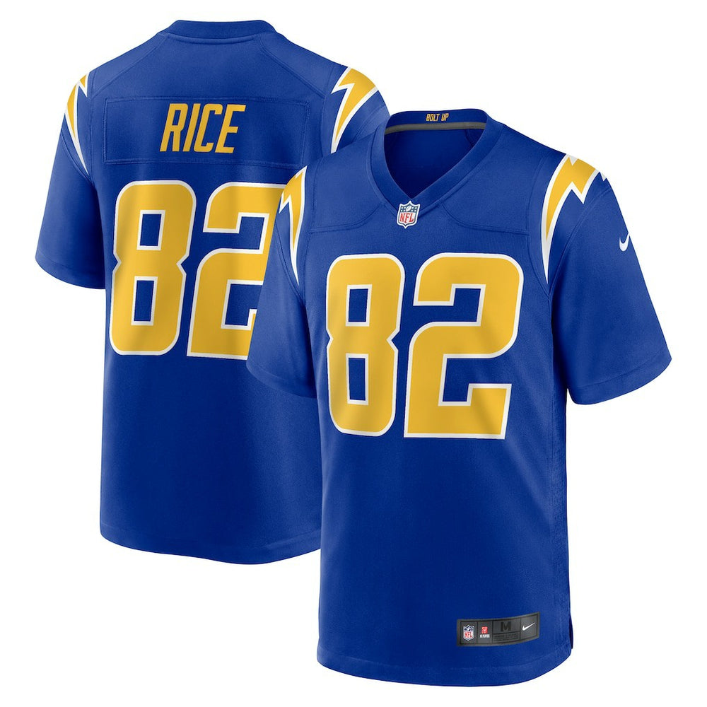 NFL Brenden Rice Los Angeles Chargers 2nd Alternate Game Player Jersey - Royal