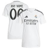 Real Madrid Women's 2024/25 Home Replica Custom Jersey White