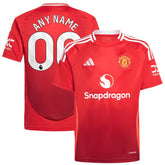 Manchester United Youth 2024/25 Home Replica Custom Jersey Red