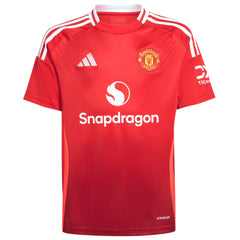 Manchester United Youth 2024/25 Home Replica Custom Jersey Red