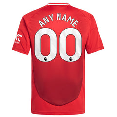 Manchester United Youth 2024/25 Home Replica Custom Jersey Red
