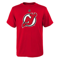NHL New Jersey Devils Youth Primary Logo T-Shirt - Red