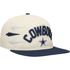 Dallas Cowboys New Era Athletic Golfer Adjustable Hat Stone/Navy