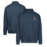 Los Angeles Angels Levelwear Murray Core Logo Quarter-Zip Pullover Top - Navy Pullover