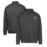 Tampa Bay Rays Levelwear Murray Core Logo Quarter-Zip Pullover Top - Black Pullover