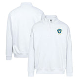 Milwaukee Brewers Levelwear Murray Core Logo Quarter-Zip Pullover Top - White Pullover