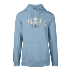 St. Louis Cardinals Levelwear Cooperstown Collection Podium Retro Spellout Pullover Hoodie - Light Blue Hoodies