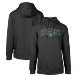 Tampa Bay Rays Levelwear Cooperstown Collection Podium Retro Spellout Pullover Hoodie - Black Hoodies