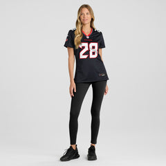 NFL Joe Mixon Houston Texans Women's Game Jersey - Navy