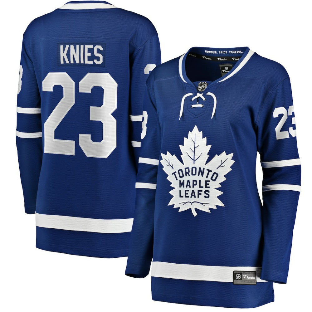 NHL Matthew Knies Toronto Maple Leafs Fanatics Women's Home Breakaway Jersey - Blue