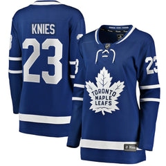 NHL Matthew Knies Toronto Maple Leafs Fanatics Women's Home Breakaway Jersey - Blue