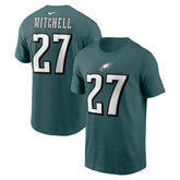 Quinyon Mitchell Philadelphia Eagles Name & Number T-Shirt Green