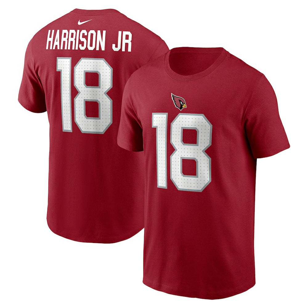 Marvin Harrison Jr. Arizona Cardinals Name & Number T-Shirt Cardinal