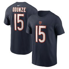 Rome Odunze Chicago Bears Name & Number T-Shirt Navy