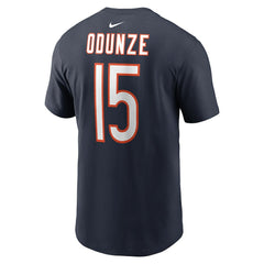 Rome Odunze Chicago Bears Name & Number T-Shirt Navy