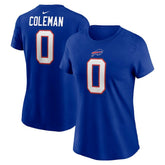 Keon Coleman Buffalo Bills Women's Player Name & Number T-Shirt Royal