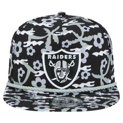 Las Vegas Raiders New Era Wakey Wakey Golfer Snapback Hat Black