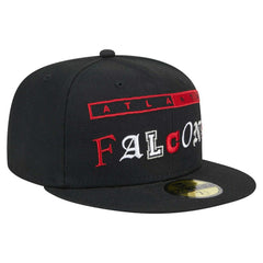 Atlanta Falcons New Era Ransom 59FIFTY Fitted Hat Black