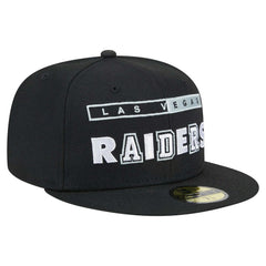 Las Vegas Raiders New Era Ransom 59FIFTY Fitted Hat Black
