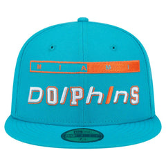 Miami Dolphins New Era Ransom 59FIFTY Fitted Hat Aqua