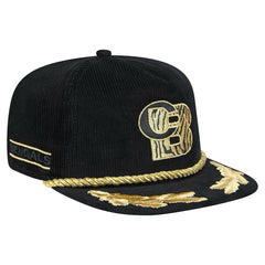 Cincinnati Bengals New Era City Originals Corduroy Skipper Golfer Snapback Hat Black