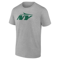 New York Jets Secondary Logo Lightweight T-Shirt Heather Gray