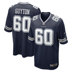 NFL Tyler Guyton Dallas Cowboys Player Game Jersey - Navy