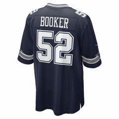 NFL Tyler Booker Dallas Cowboys 2025 NFL Draft First Round Pick Game Jersey - Navy
