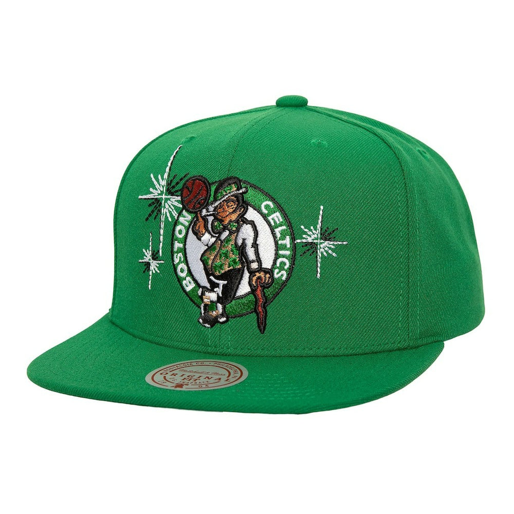 Boston Celtics Starlight Snapback Hat Kelly Green
