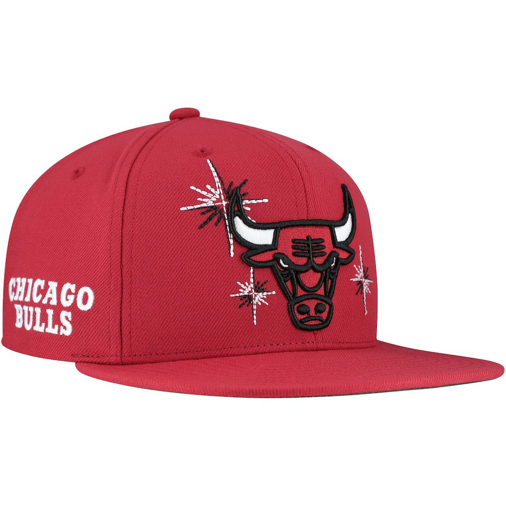 Chicago Bulls Starlight Snapback Hat Red