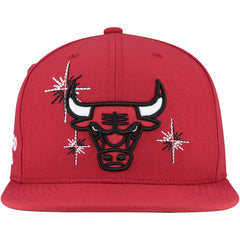 Chicago Bulls Starlight Snapback Hat Red