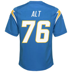 NFL Joe Alt Los Angeles Chargers Youth Game Jersey - Powder Blue